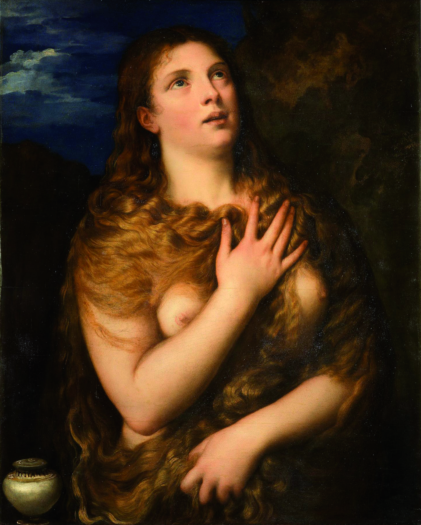 14 Magdalena penitente por Tiziano