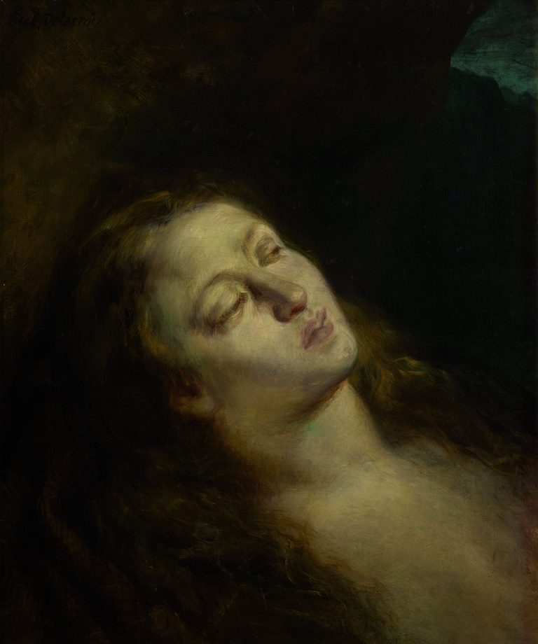 Silence : 7 voies spirituelles de transformation intérieure - Pascale léger 5 Silence : Madeleine dans le désert, Eugène Delacroix, 1845, musée E Delacroix, Paris