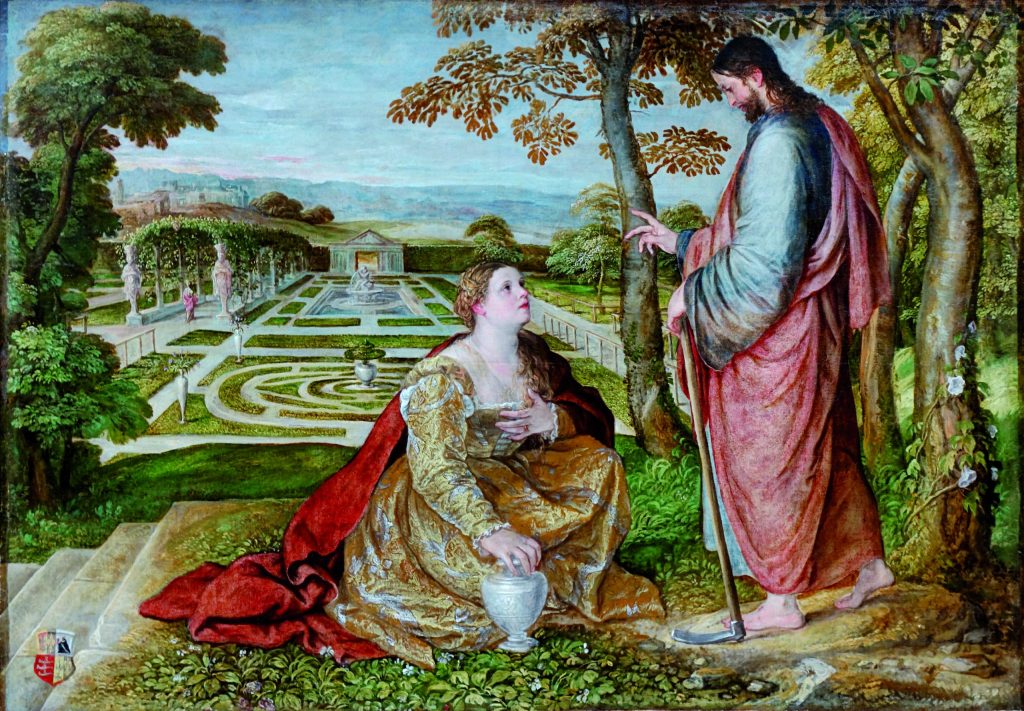 Noli me tangere – Le Christ ressuscité face à Marie Madeleine, Titien, 1514