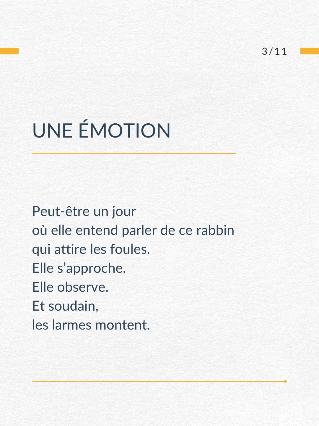 Une emotion larme
