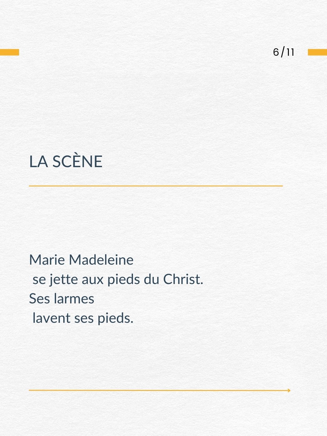 La scène larmes