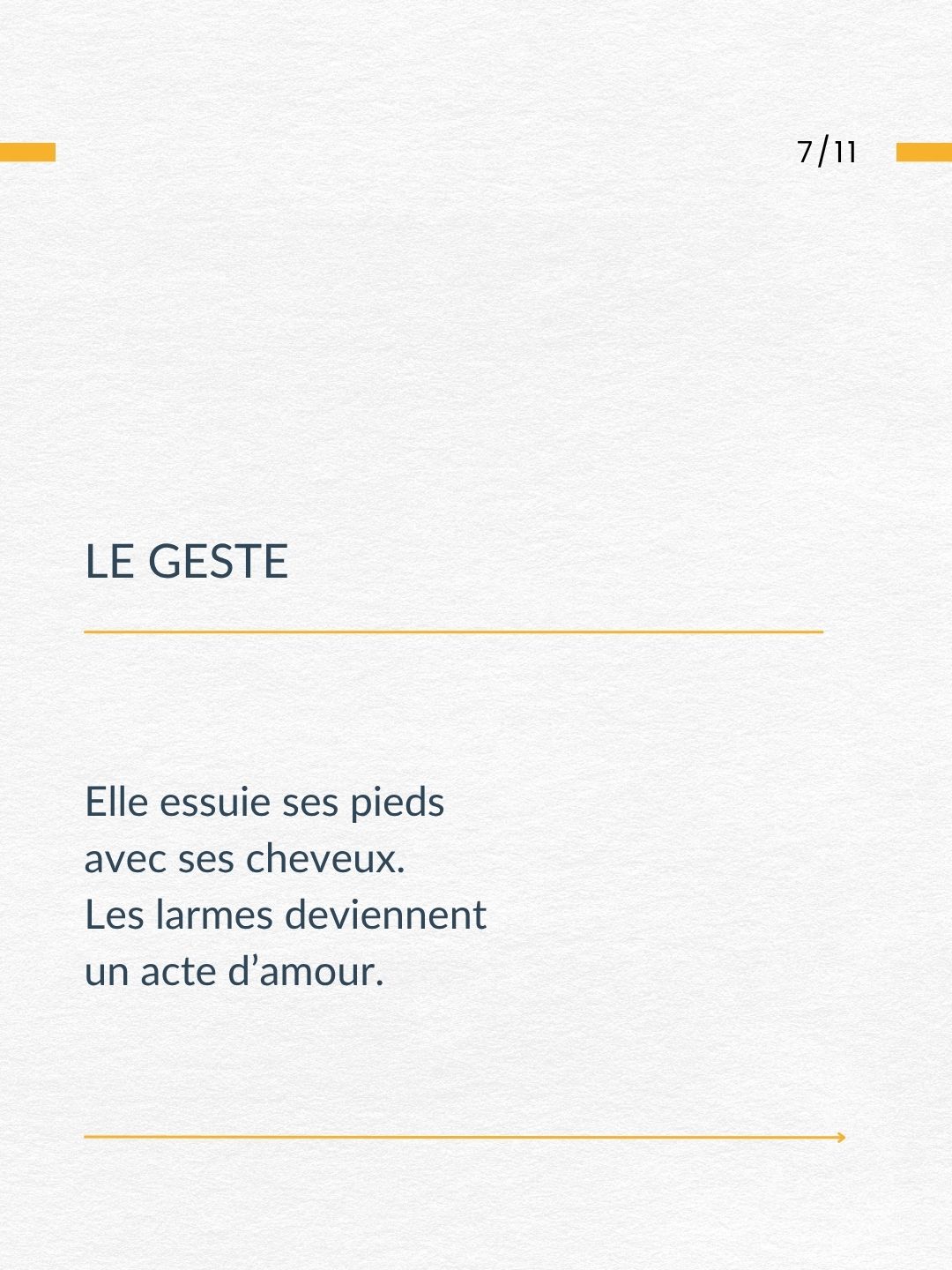 Le geste les larmes