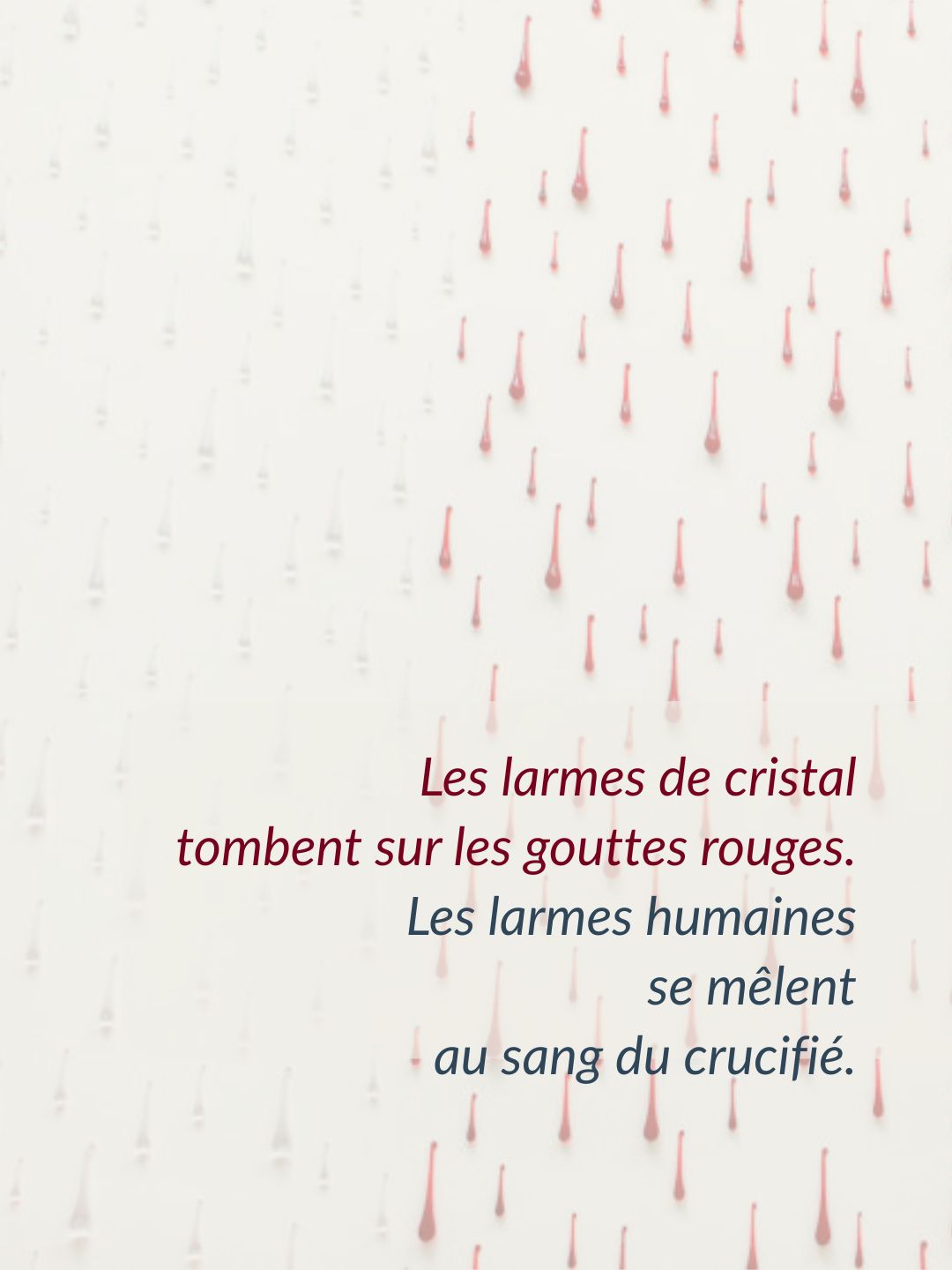 Du sang et des larmes _Helene Mugot_ 2004_ Musée des arts _Toul