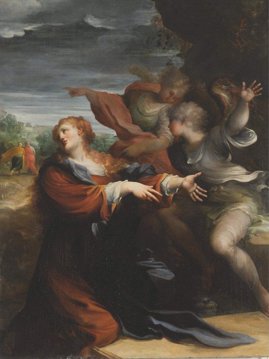 Marie Madeleine du tombeau au jardin 12 Tableau Faccini - Madeleine au tombeau 1522 - 1525