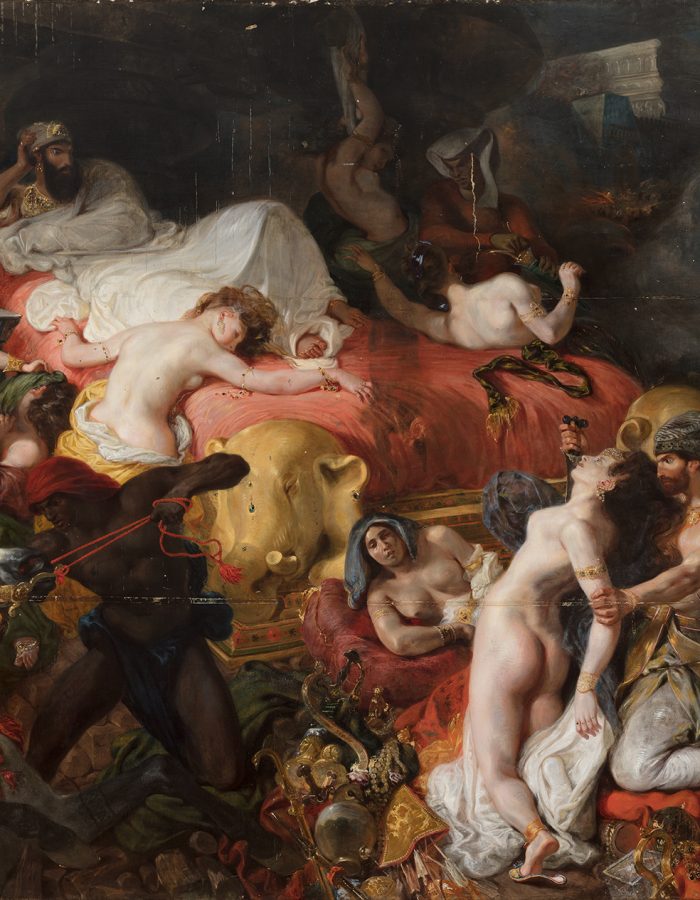 La mort de Sardanapale, Eugène Delacroix, peinture romantique, musée du Louvre