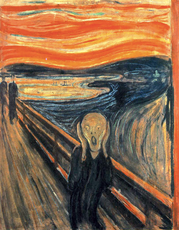 Le cri de Munch - Edvard Munch.